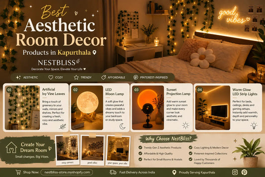 Aesthetic Room Decor Products in Kapurthala – NestBliss