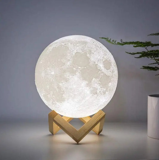 LED moon lamp for aesthetic bedroom decor